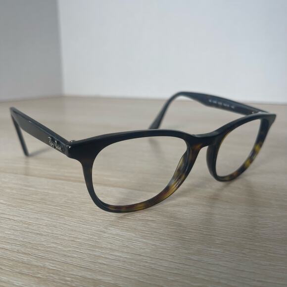 Ray-Ban RB5356 2012 Round Havana Brown Eyeglasses Frames Only 52-19-145 READ - Picture 1 of 10